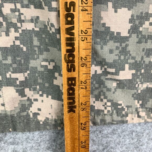 US Military Coat Mens Medium Long FR Flame Resistant Digital Camo Combat BDU - Picture 8 of 14